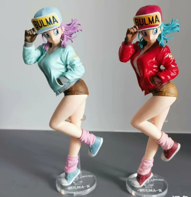 Bulma Anime Figure Premium PVC Statue Dragon Ball Collectible Model