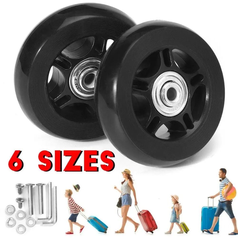 Silent Travel Luggage Wheels – Suitcase Axle Repair Kit – High-Yield Logistical Interaction Hub