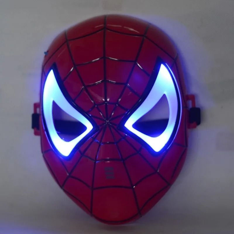 LED Superhero Cosplay Character Mask