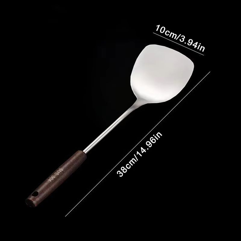 Stainless Steel Wok Spatula and Ladle Kitchen Utensil Set