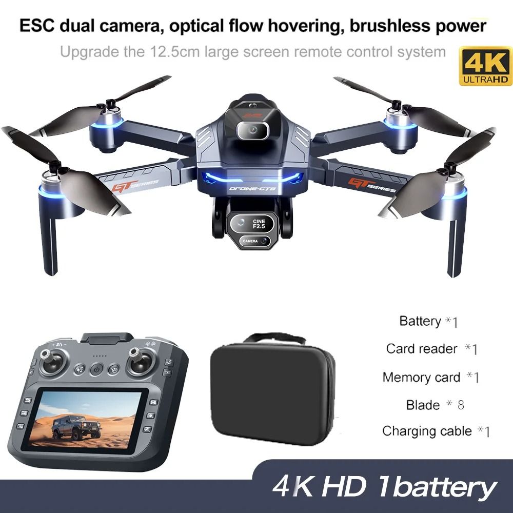 Professional Drone with 4K 6K 8K Camera Obstacle Avoidance and Folding Design