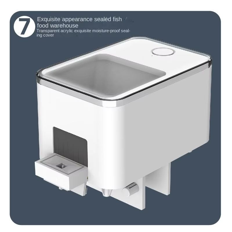 Smart Automatic Fish Feeder – WiFi Aquarium Food Dispenser with App & Voice Control