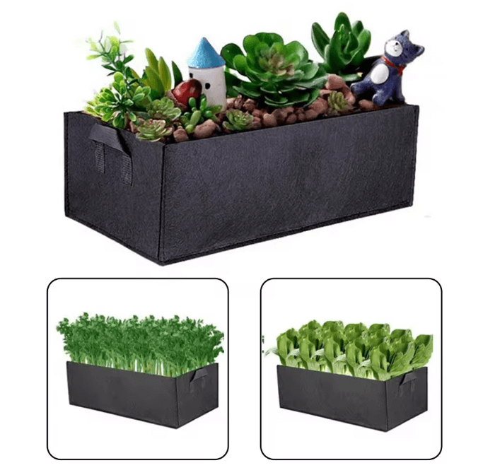 SquareGrow Fabric Grow Bag for Vegetables and Herbs