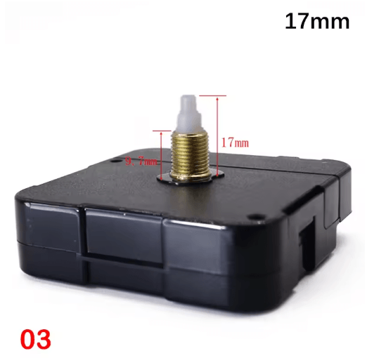 Silent Quartz Clock Mechanism Kit Long Shaft DIY Wall Clock Movement