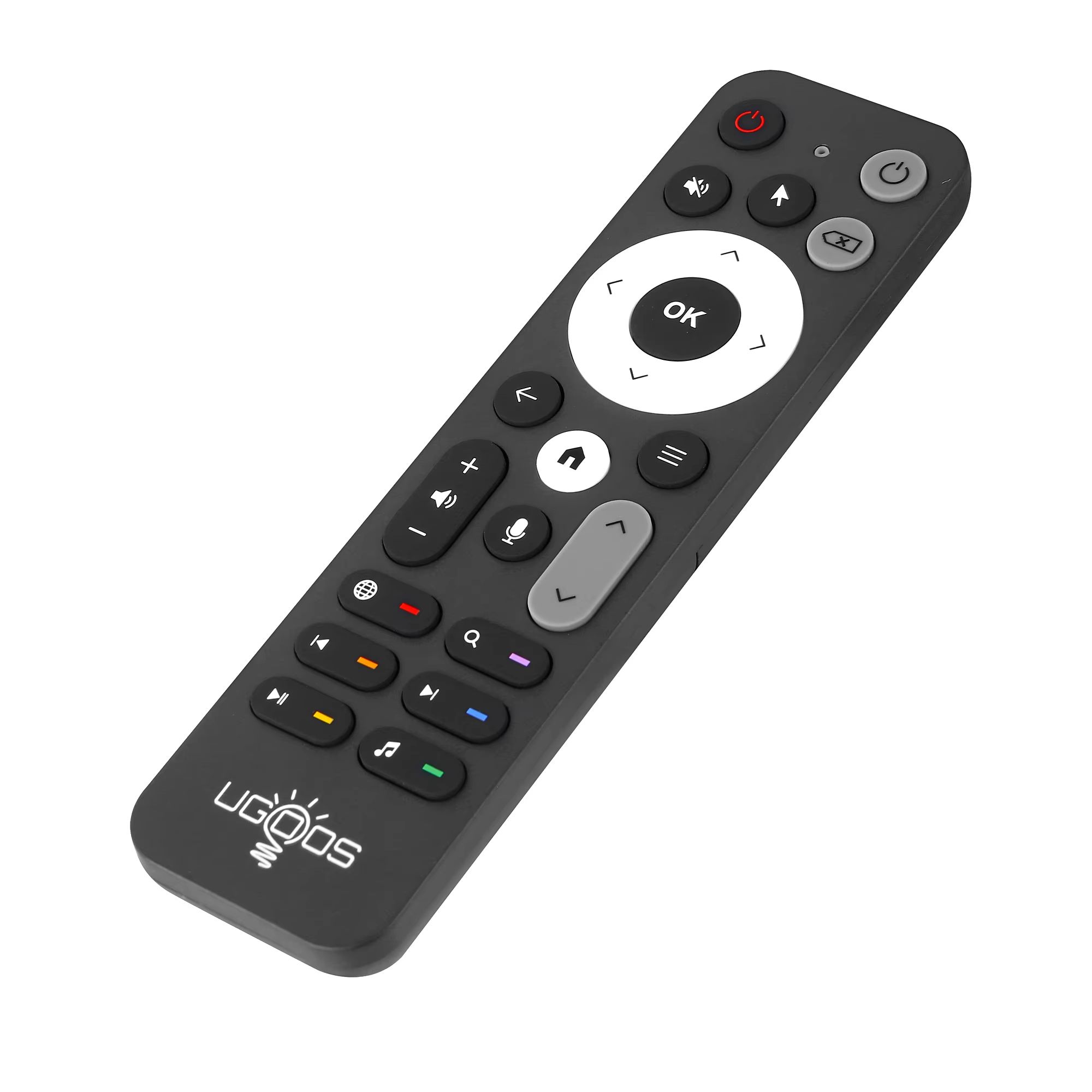 Original UGOOS UR02 Bluetooth Voice Remote Control – Replacement for TOX1, TOX3, TOX4, AM8 PRO, AM6B PLUS, X4, X4Q & Cub