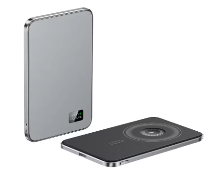 Magnetic Power Bank Wireless, New Ultra Thin Alloy Powerbank, Fast Charger Backup Battery For Magsafe
