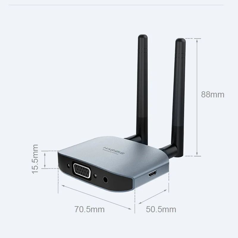 Hagibis G6W Wireless HDMI Transmitter and Receiver 1080P Extender Kit