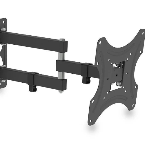 Full Motion TV Wall Mount Bracket Tilt, Swivel, Compatible