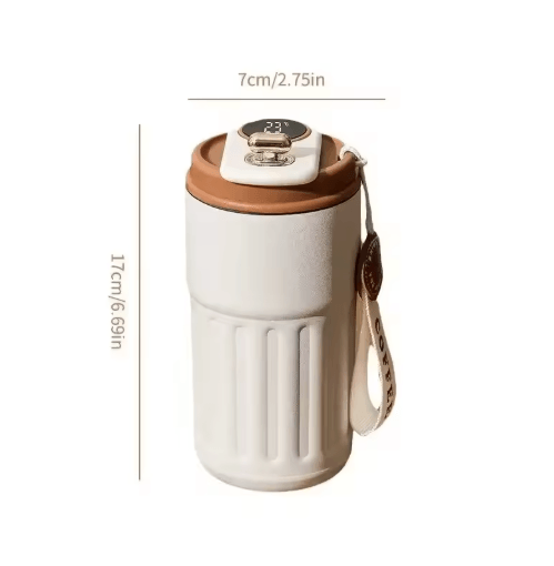 Smart Temperature Display Thermal Mug – Stainless Steel LED Coffee Thermo Bottle