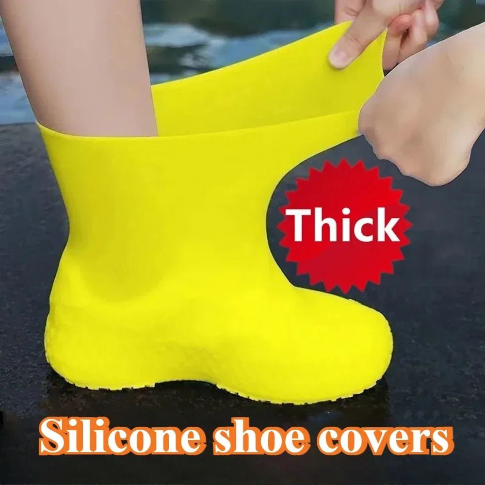 Waterproof Rain Shoe Covers Reusable Shoe Protector for Outdoor Use