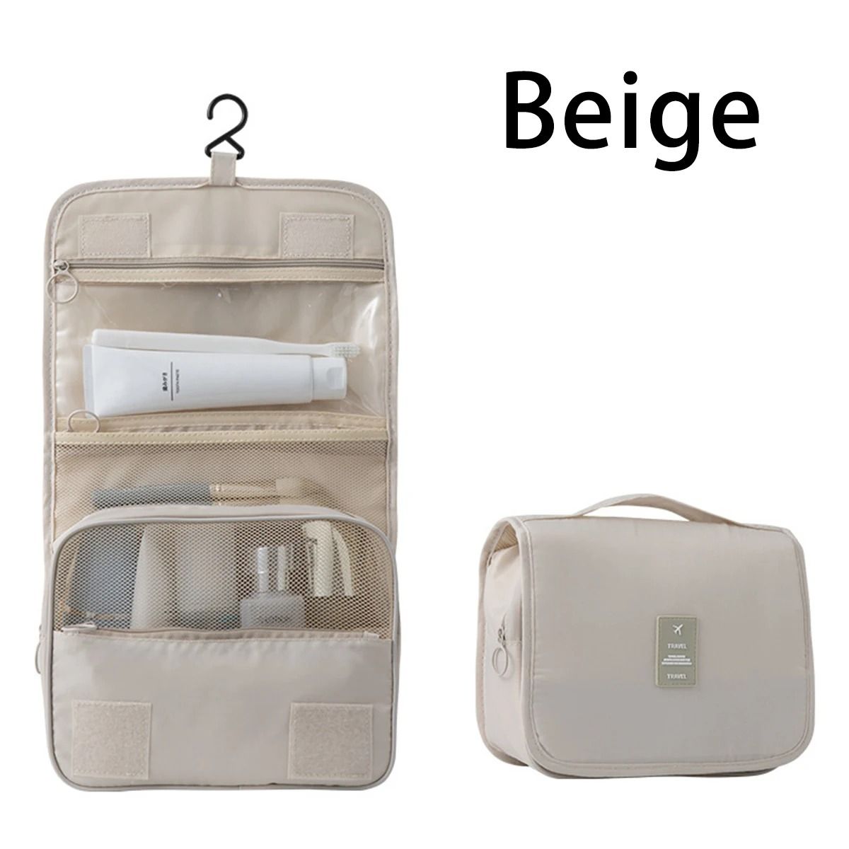 Multi-Functional Hanging Toiletry and Dry-Wet Separation Travel Bag