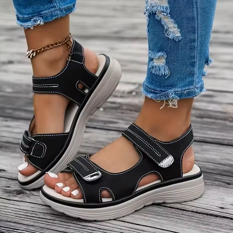 BeachEase Women Wedge Non Slip Platform Sandals