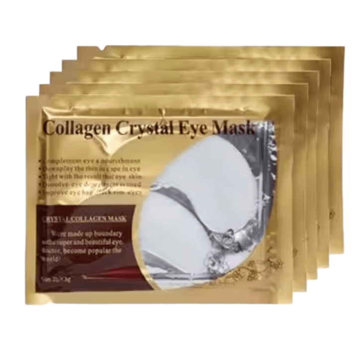 Gold Collagen Crystal Eye Mask (20 pcs / 10 Pairs) | Firming & Moisturizing Nourishing Under-Eye Skincare Patches