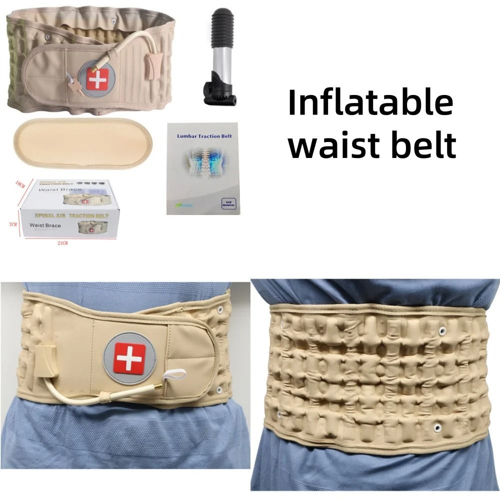 Inflatable Waist Brace Lumbar Support Belt for Back Pain and Herniation Relief