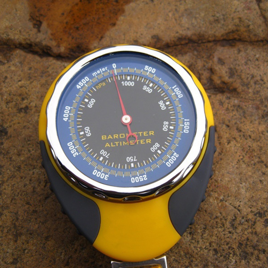 Handheld Altimeter & Barometer  Waterproof Hiking Compass & Survival Tool