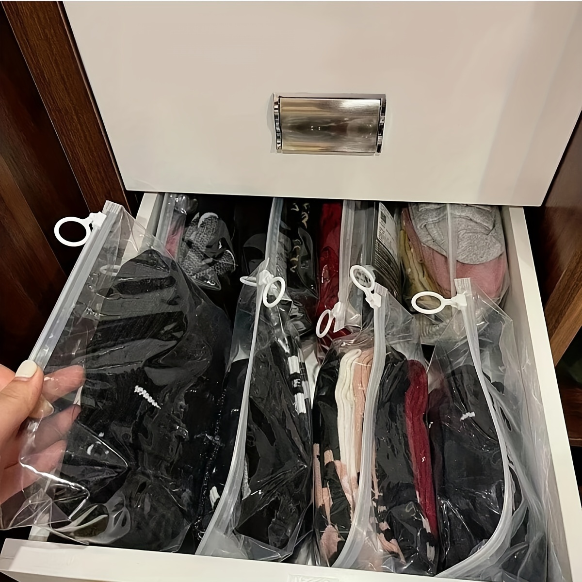 Clear Zip Lock Plastic Bags with Hang Hole | Self-Seal Transparent Poly Packaging Pouches