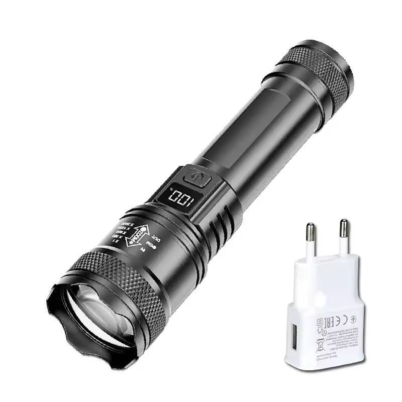 UltraBeam 2000LM USB Rechargeable Tactical Flashlight