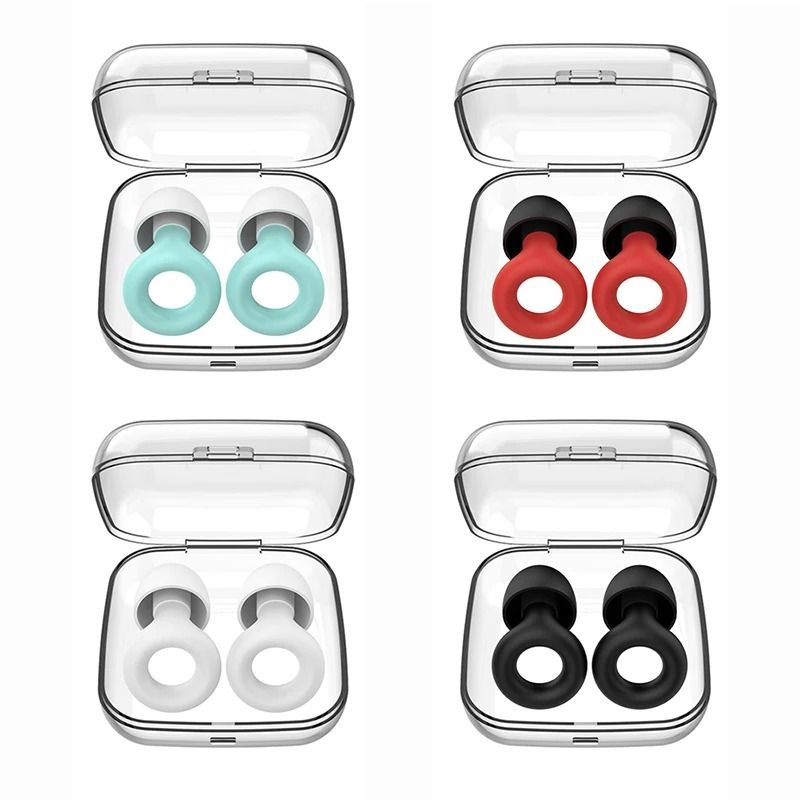 Silicone Noise Reducing Earplugs for Sleep and Swimming