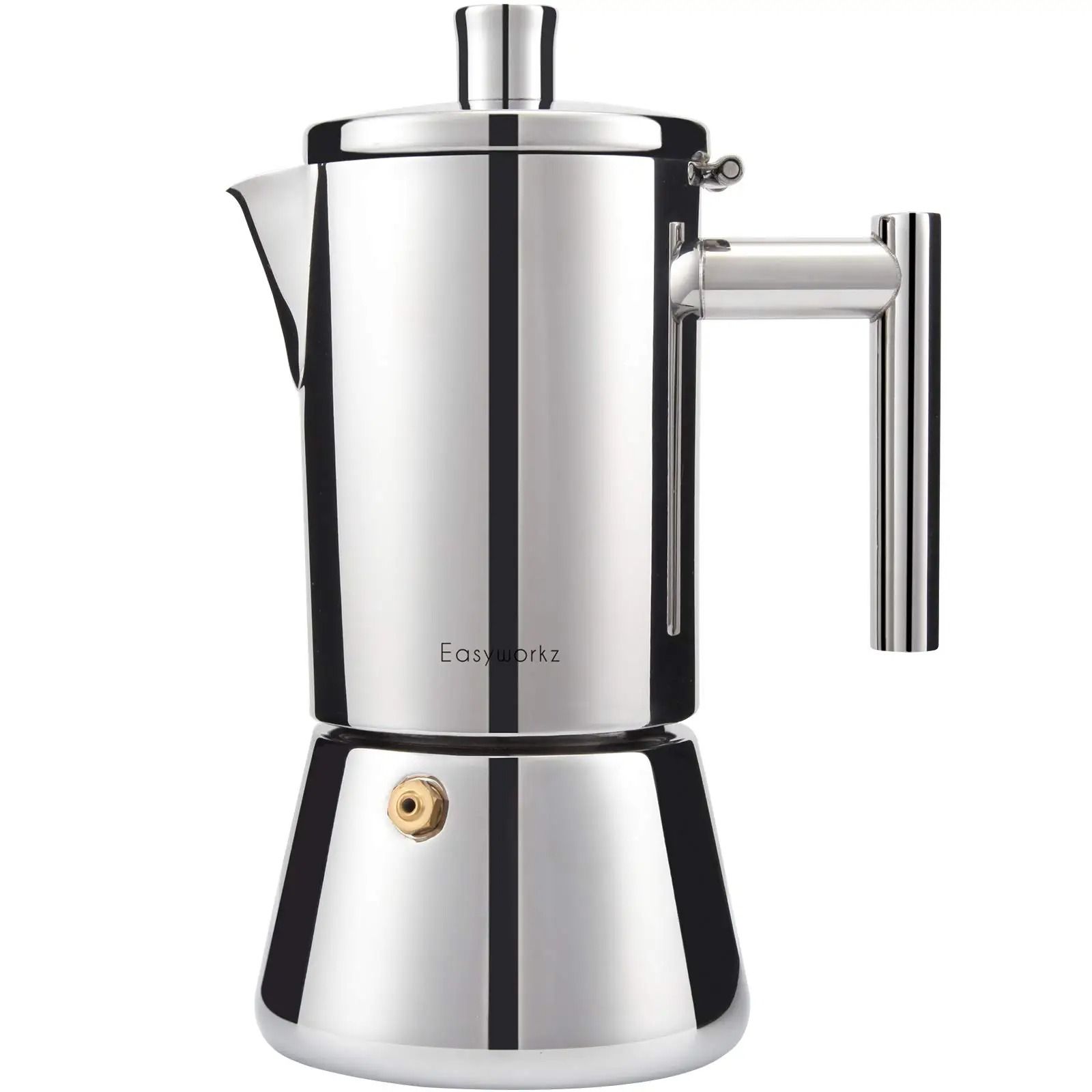 Stainless Steel Stovetop Espresso Maker For Rich Italian Coffee