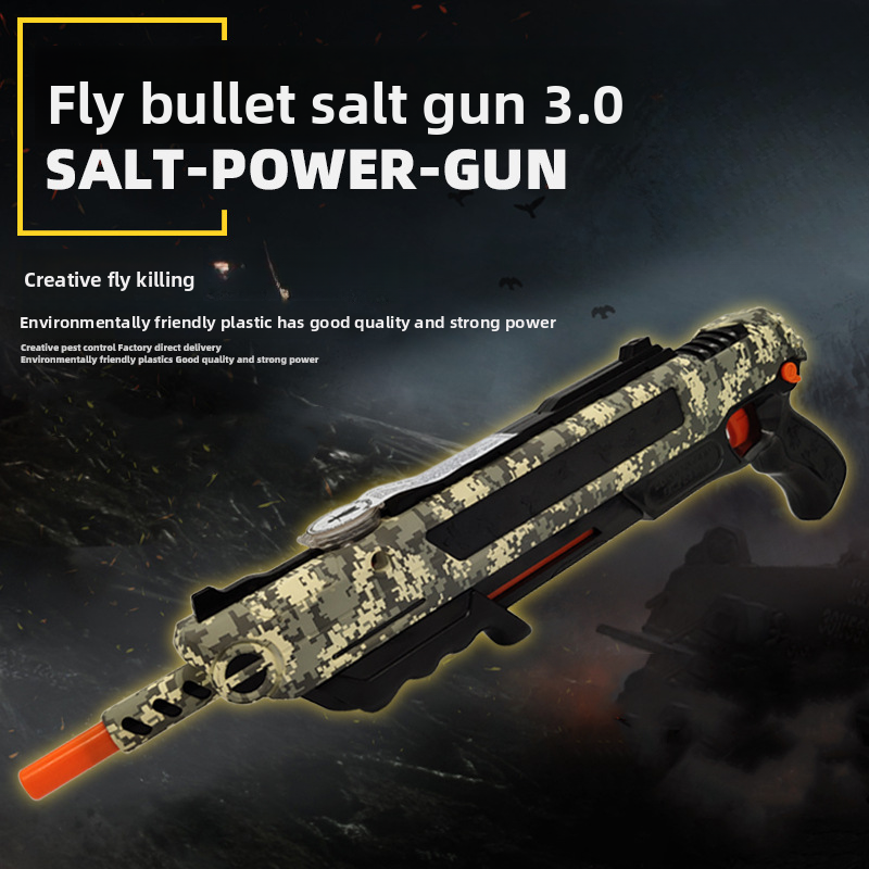 Salt Gun Mosquito and Fly Killer - Powerful Fly and Mosquito Gun for Home Use