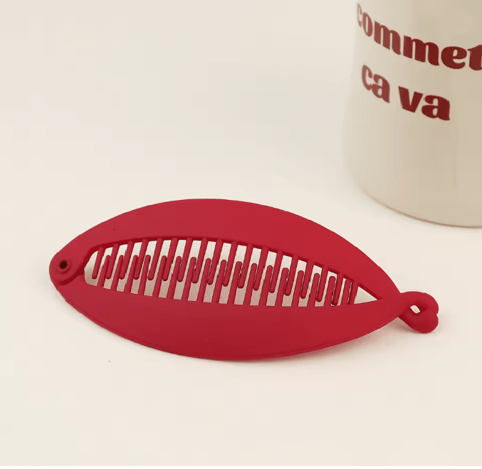 Matte Fish Shape Hair Claw Clip