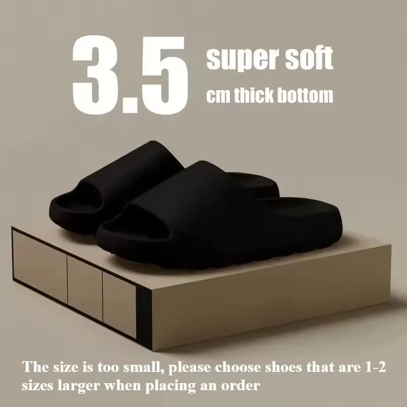 Unisex Cloud Slide Sandals with Thick Soles and Soft EVA Cushioning