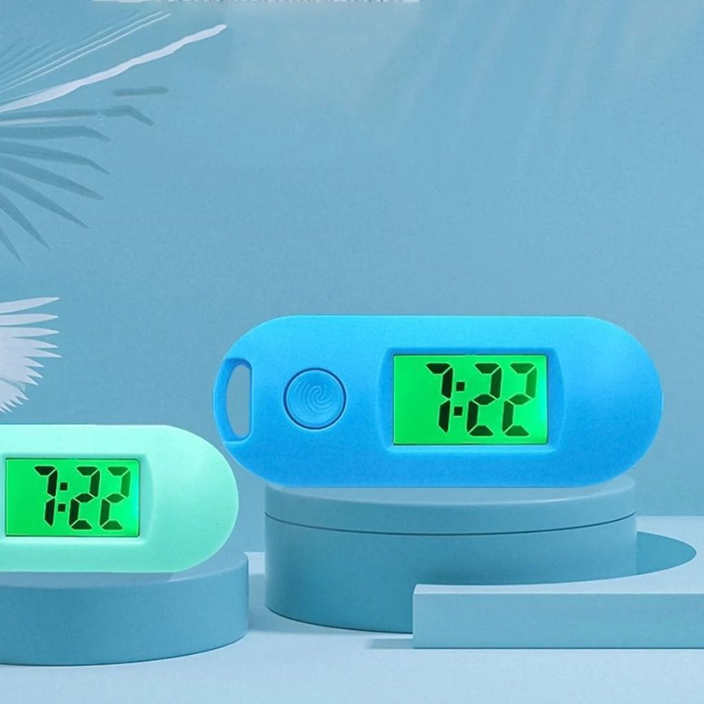 Mini Keychain Luminous Digital Pocket Watch