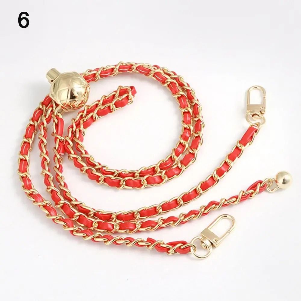 Adjustable Golden Ball Chain Strap – High-End Iron Replacement Shoulder Belt