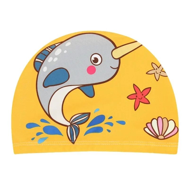 Hydro-Kinetic Childrens Swim Cap – Premium PU Waterproof Ear Protection