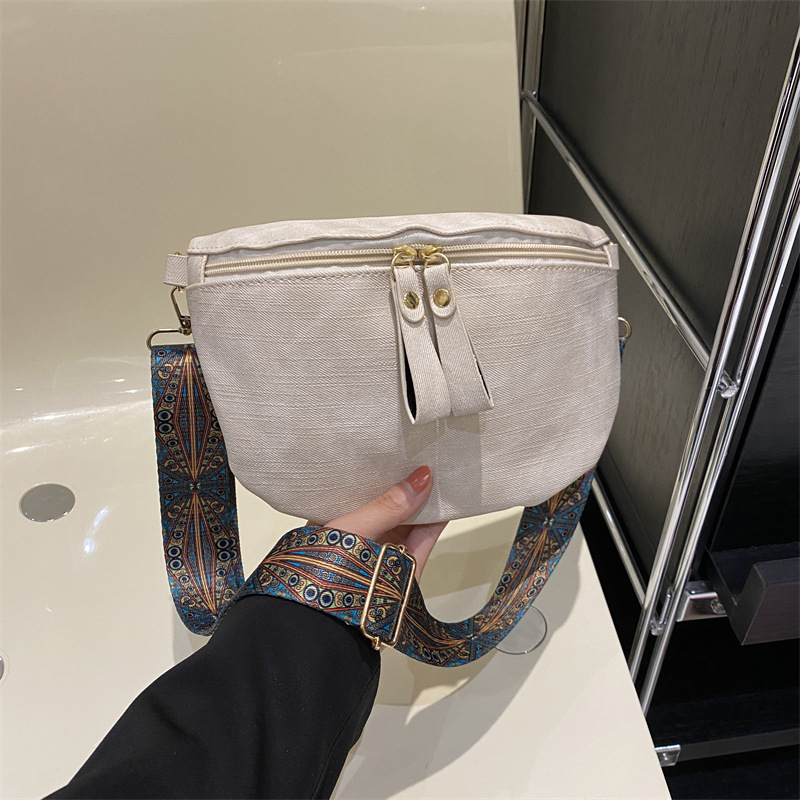 Stylish PU Leather Hobo Satchel Chest Bag Luxury Womens Fashion Waist Pack
