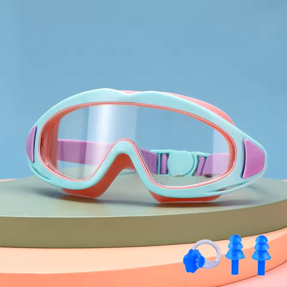 Children's Wide Angle Anti Fog Swimming Goggles