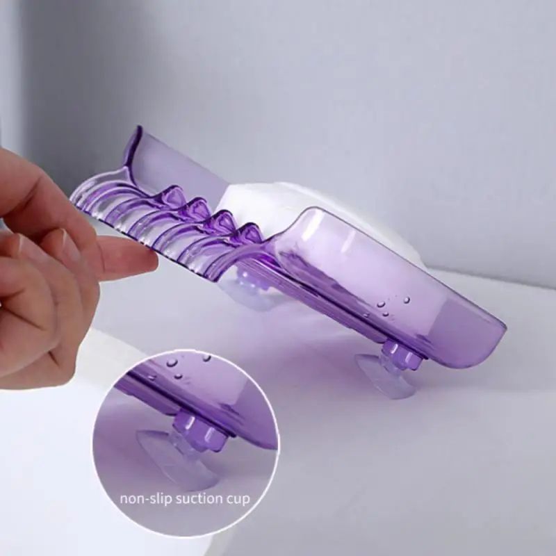 Colorful Waterfall Suction Soap & Sponge Holder