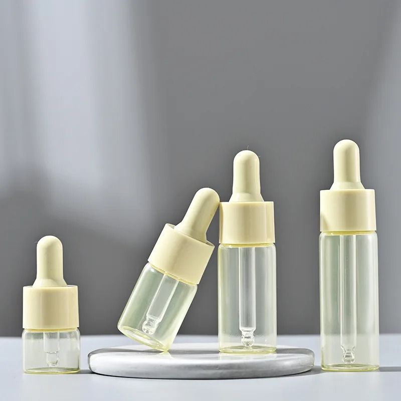 10-Piece Cosmetic Glass Dropper Bottle Set
