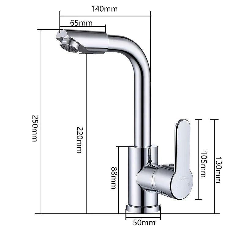 360 Rotating Kitchen Faucet Extender Dual Mode Splash Proof Sink Tap