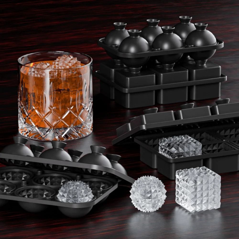 High-Fidelity Silicone Ice Ball Mold Set