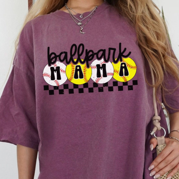 Ballpark Mama Shirt, Baseball Mom Shirt, Softball Mom, Baseball Season, Baseball Mama, Game day T-shirt, Gift for Mom
