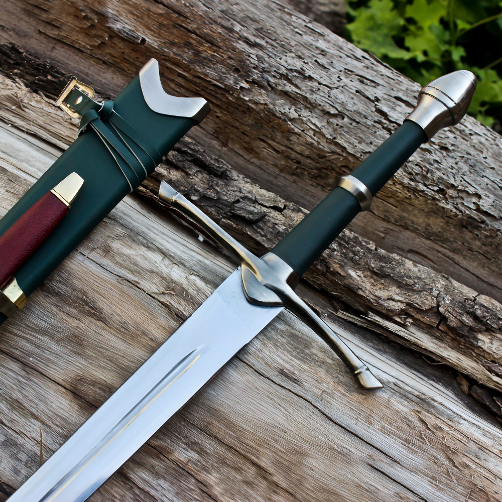 Lord Of The Ring Strider Swords Carried By Strider The Ranger Green Edition