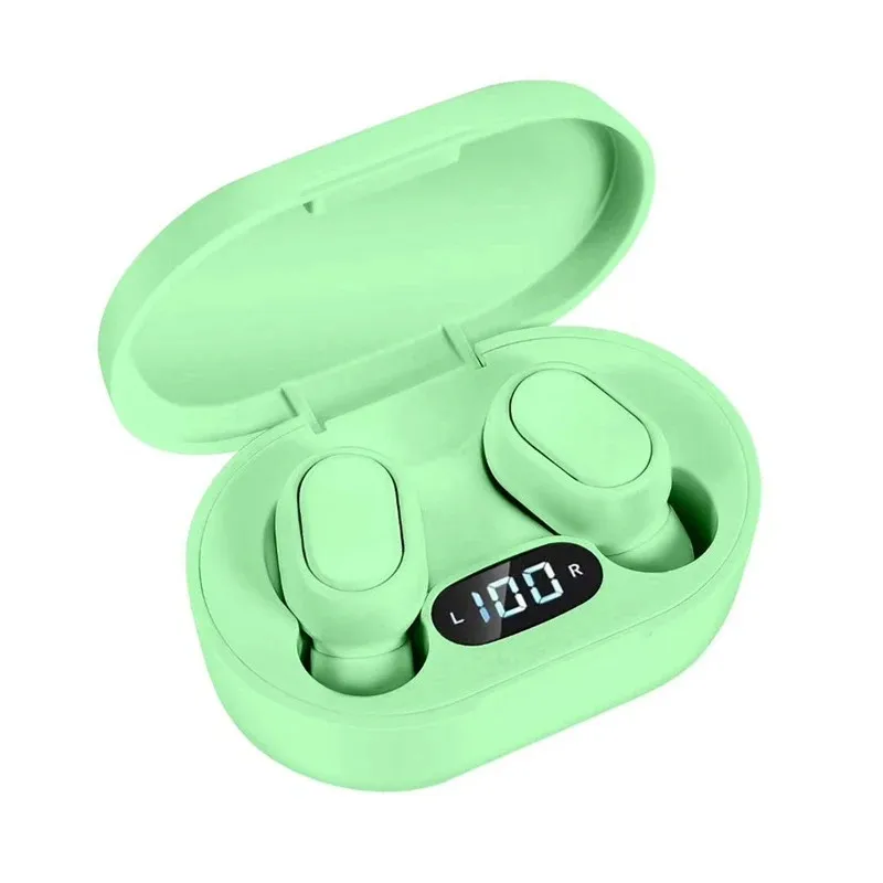 LED Display Wireless Earbuds with Mic Bluetooth TWS Headphones