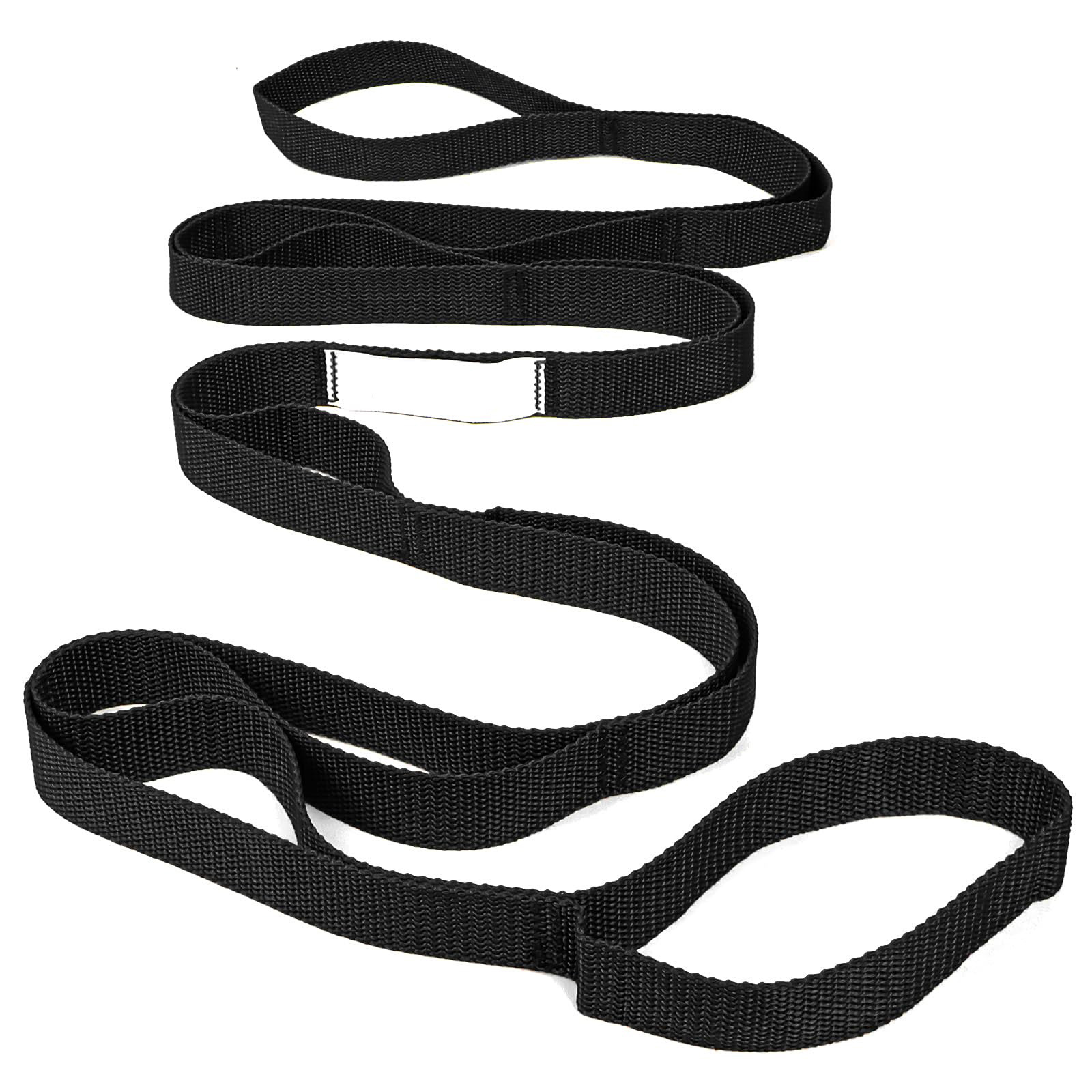 Yoga Stretching Strap USA Made Top Choice, Stretch Out Strap with Exercise Book, Physical Therapy Stretch Straps