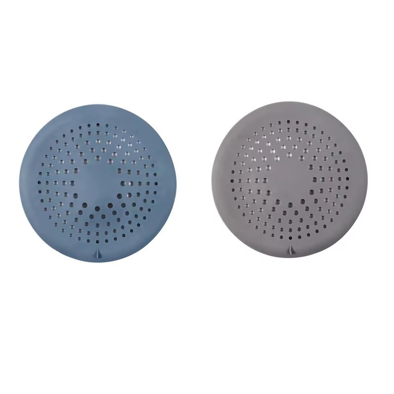 Silicone Shower Drain Hair Catcher Cover 5.9 Inch Suction Cup Anti Clog Strainer