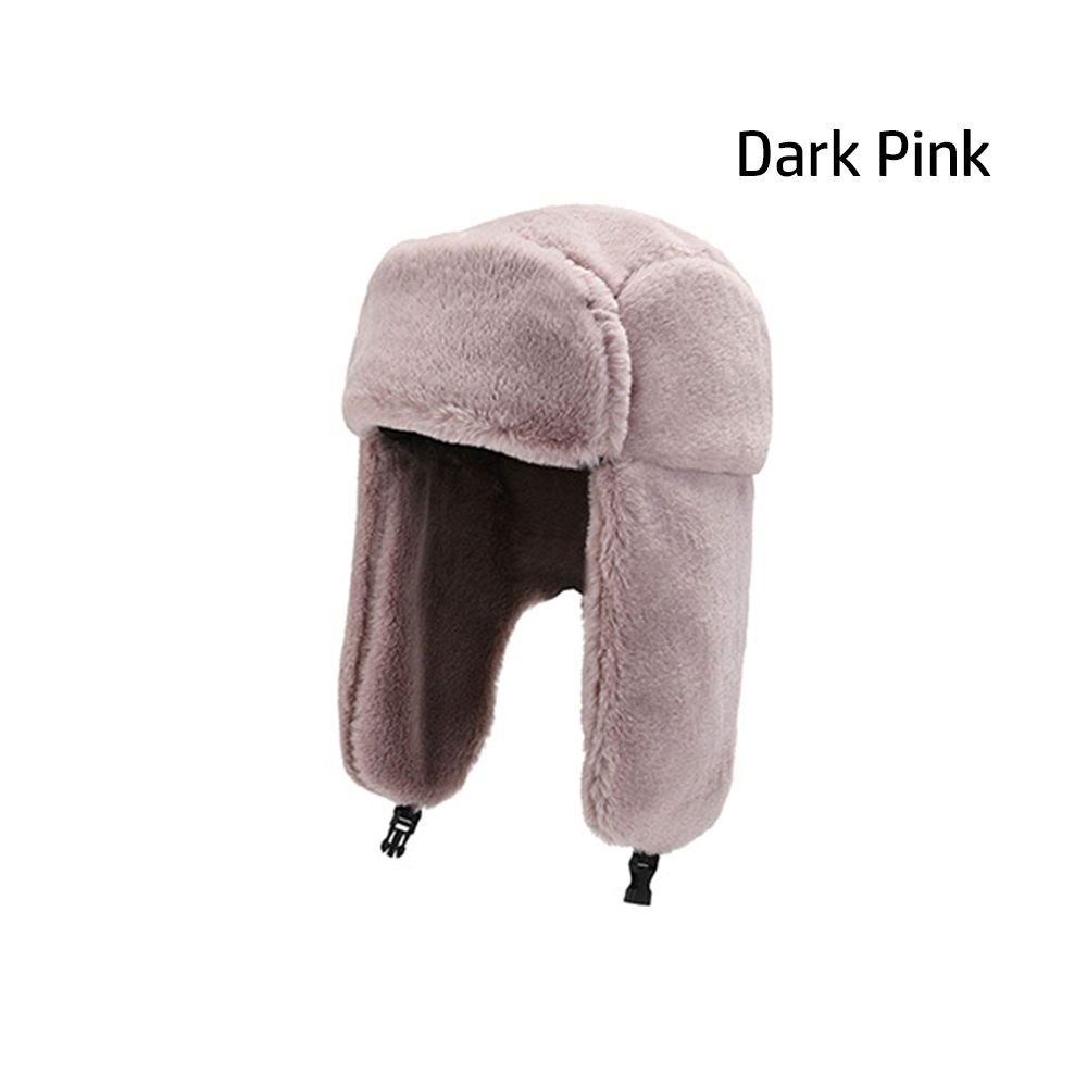 Thick Bomber Hat, Russian Winter Trapper Earflap, Ushanka Snow Cap