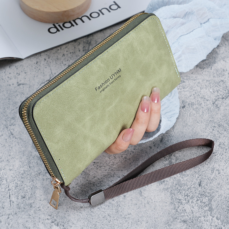 New Korean Handbag Long Wallet Coin Purse Card Bag multi-function card bag mobile phone bag coin purse female wallet
