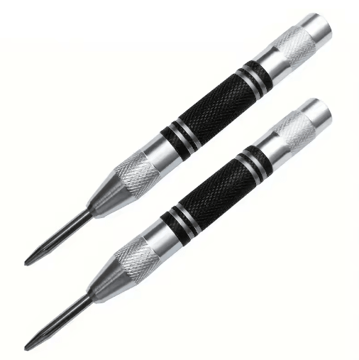 Punch Pro Auto Center Punch Tool Heavy Duty Spring-Loaded Drill Locator