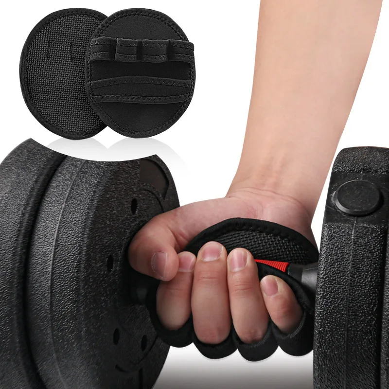 Fitness Gloves for Men Women, Black Powerlifting Gym Gloves, Booster Gloves Palm Guard