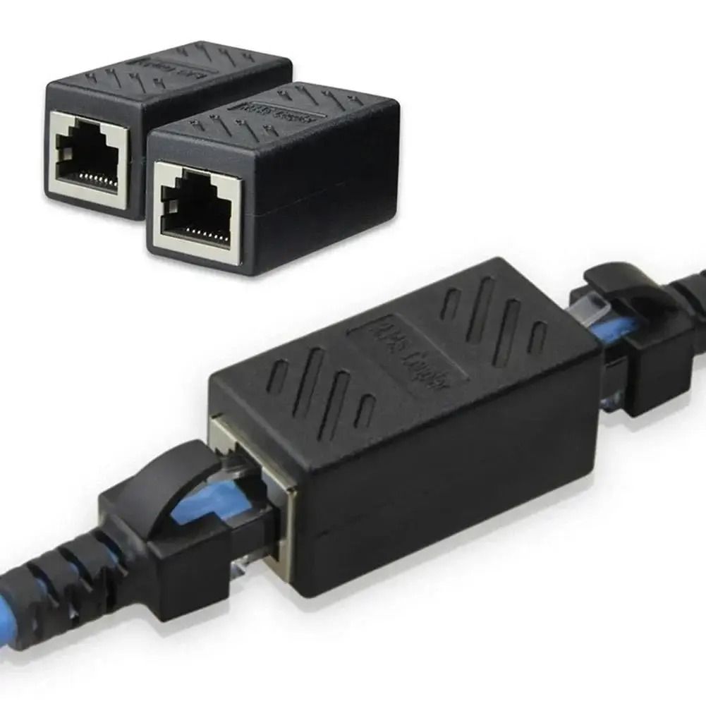 RJ45 Ethernet Coupler Cat6 Cat5e Female to Female LAN Cable Extender