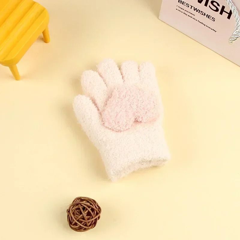Cartoon Animal Thickened Baby Mittens
