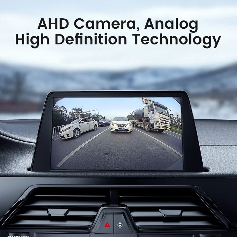 GreenYi 170° rear view camera AHD 1080P Metal Body Fisheye Backup Parking Camera