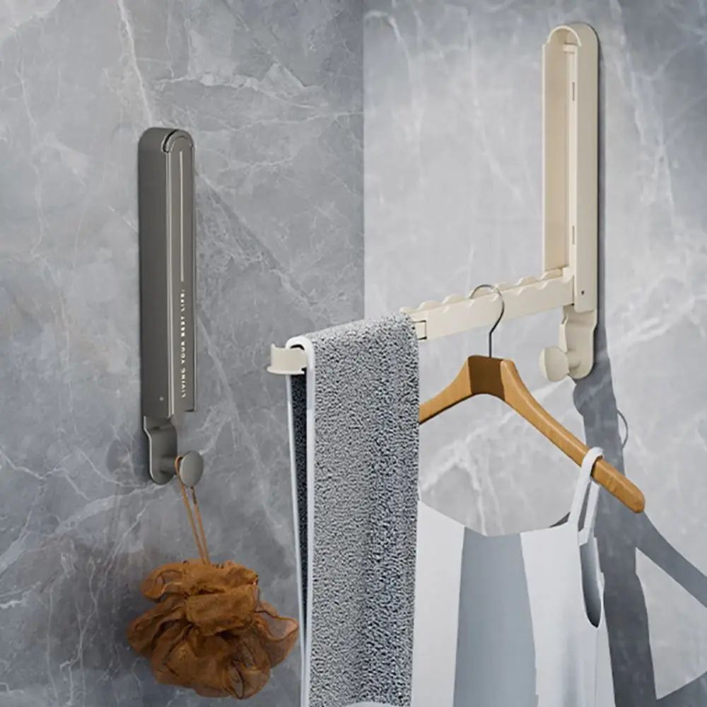 Aluminum Folding Wall-Mounted Clothes Drying Rack