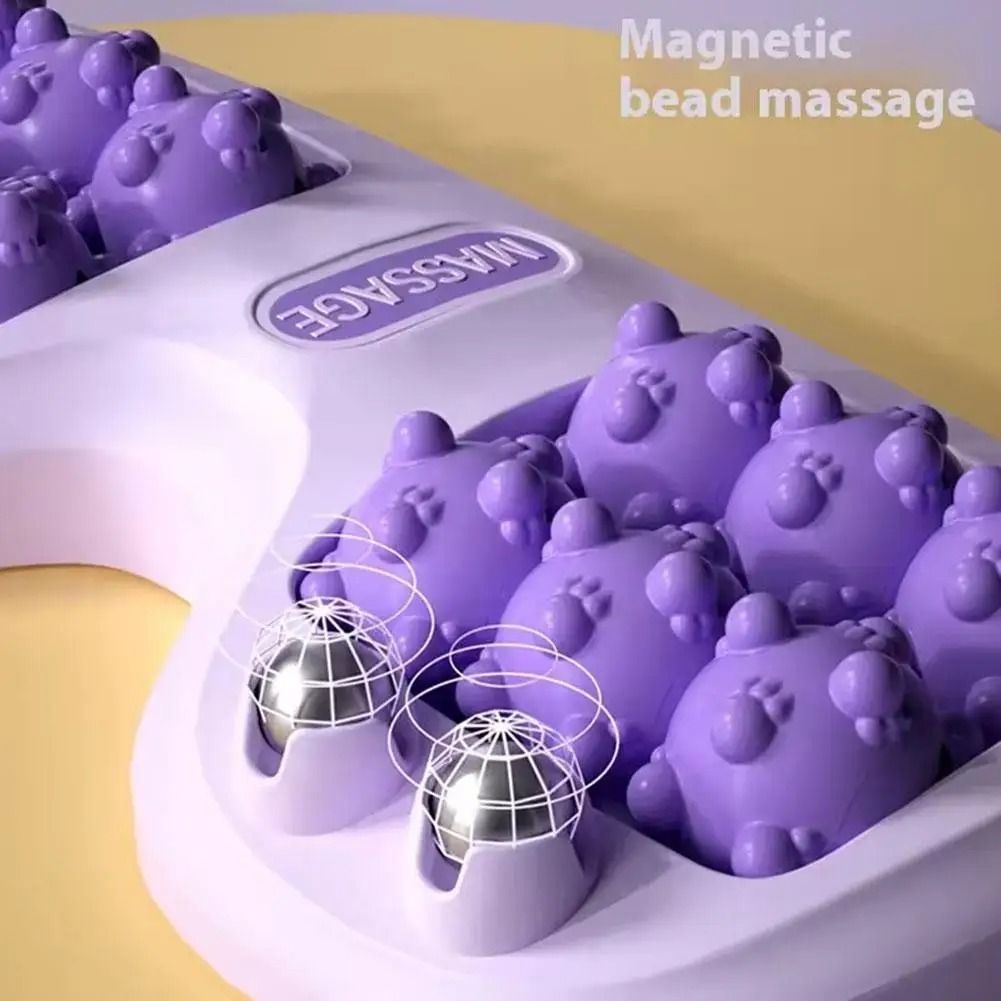 Purple Multi-Point Foot Roller Massager – High-Performance Deep Therapy with Magnetic Beads