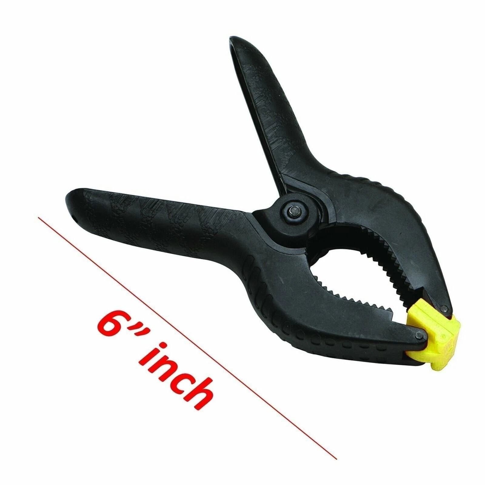 Heavy Duty Plastic Spring Clamps with Jaw Opening